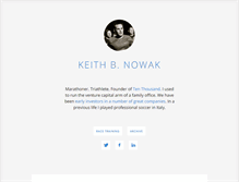 Tablet Screenshot of keithbnowak.com